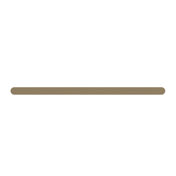 Pinnacles Towel Rail Single 600mm Antique Brass