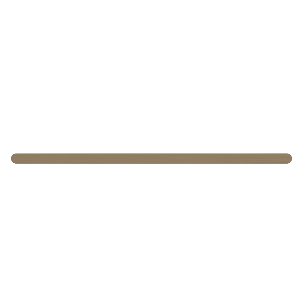 Pinnacles Towel Rail Single 800 mm Antique Brass