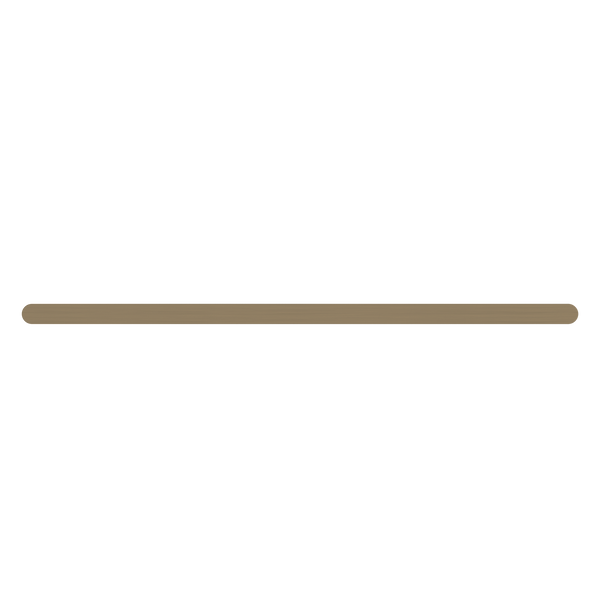 Pinnacles Towel Rail Single 800 mm Antique Brass