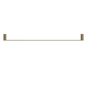 Pinnacles Towel Rail Single 800 mm Antique Brass