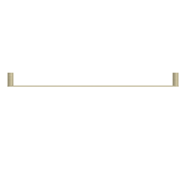 Pinnacles Towel Rail Single 800 mm Gold Brushed