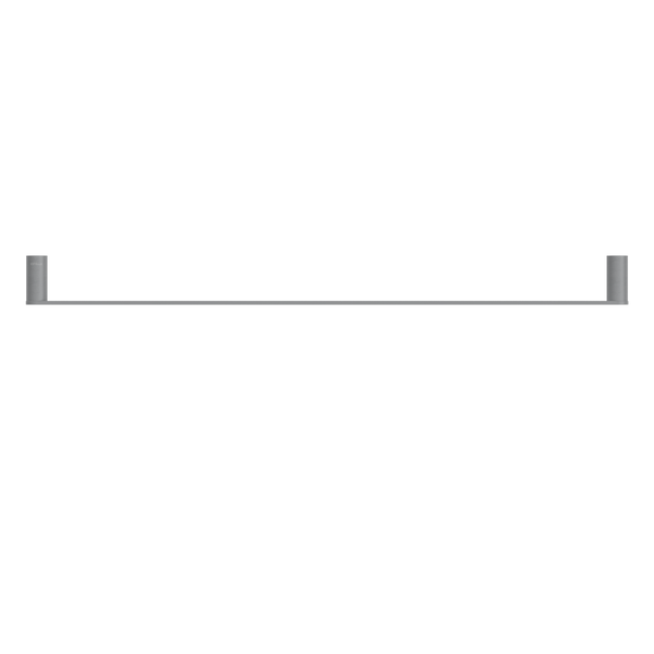 Pinnacles Towel Rail Single 800mm Brushed Gun Metal