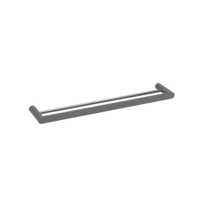Pinnacles Towel Rail Double 600mm Brushed Gun Metal