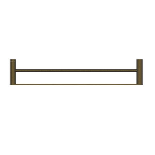 Pinnacles Towel Rail Double 600mm Antique Brass