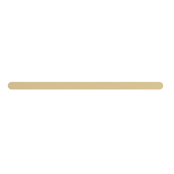 Pinnacles Towel Rail Double 600mm Soft Gold Brushed