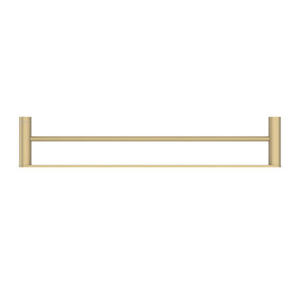 Pinnacles Towel Rail Double 600mm Soft Gold Brushed