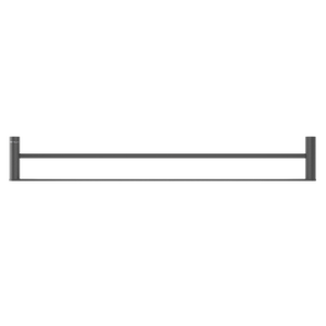 Pinnacles Towel Rail Double 800mm Brushed Gun Metal