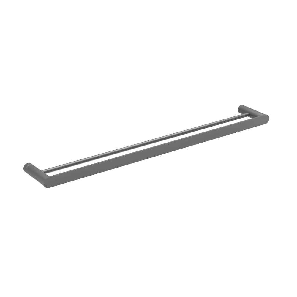 Pinnacles Towel Rail Double 800mm Brushed Gun Metal
