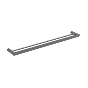 Pinnacles Towel Rail Double 800mm Brushed Gun Metal
