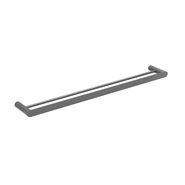 Pinnacles Towel Rail Double 800mm Brushed Gun Metal
