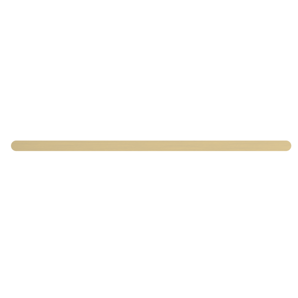 Pinnacles Towel Rail Double 800mm Soft Gold Brushed