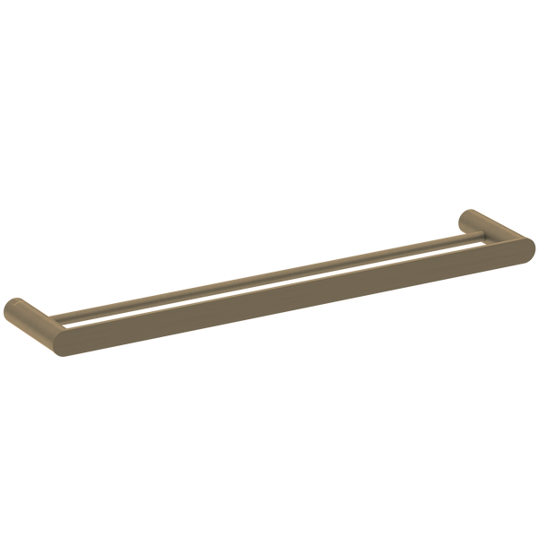 Pinnacles Towel Rail Double 600mm Antique Brass