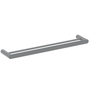 Pinnacles Towel Rail Double 600mm Brushed Gun Metal