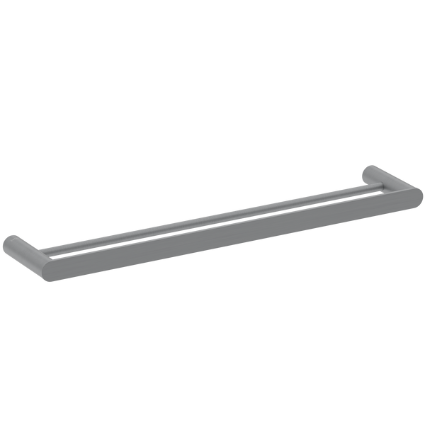 Pinnacles Towel Rail Double 600mm Brushed Gun Metal