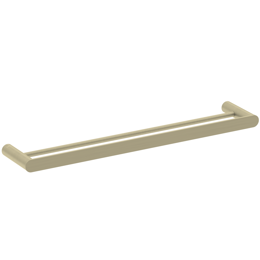 Pinnacles Towel Rail Double 600mm Gold Brushed