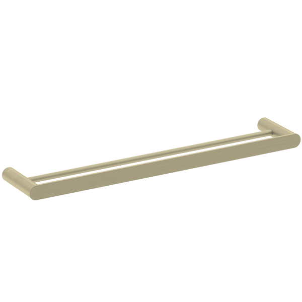 Pinnacles Towel Rail Double 600mm Gold Brushed