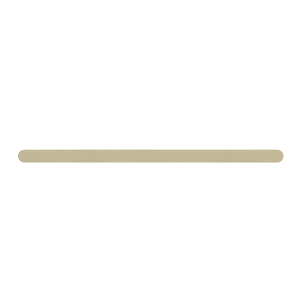 Pinnacles Towel Rail Double 600mm Gold Brushed