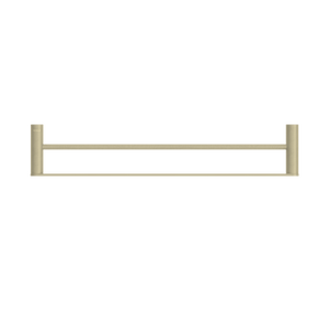 Pinnacles Towel Rail Double 600mm Gold Brushed