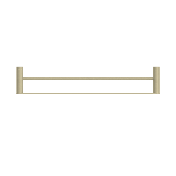 Pinnacles Towel Rail Double 600mm Gold Brushed