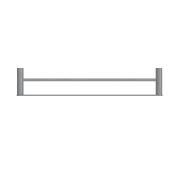 Pinnacles Towel Rail Double 600mm Brushed Gun Metal