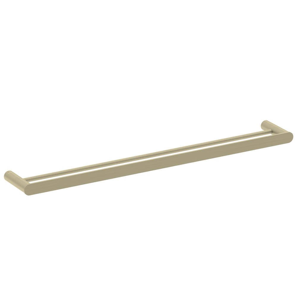 Pinnacles Towel Rail Double 800mm Gold Brushed