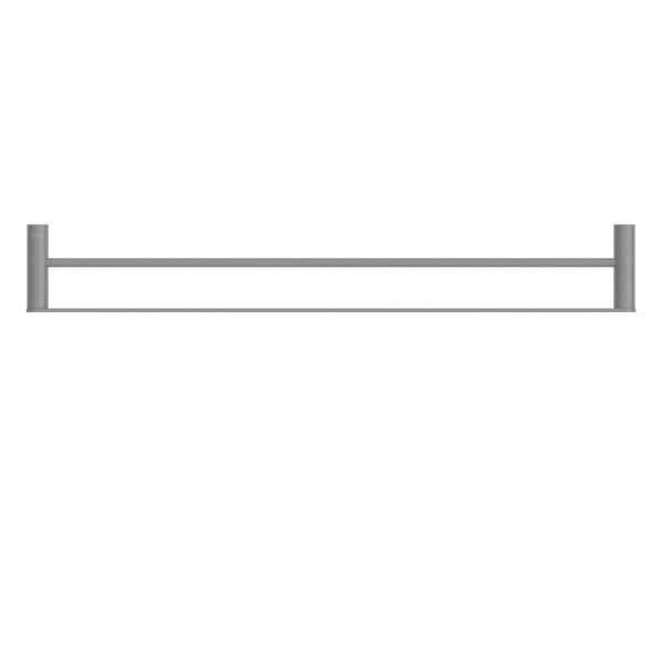 Pinnacles Towel Rail Double 800mm Brushed Gun Metal