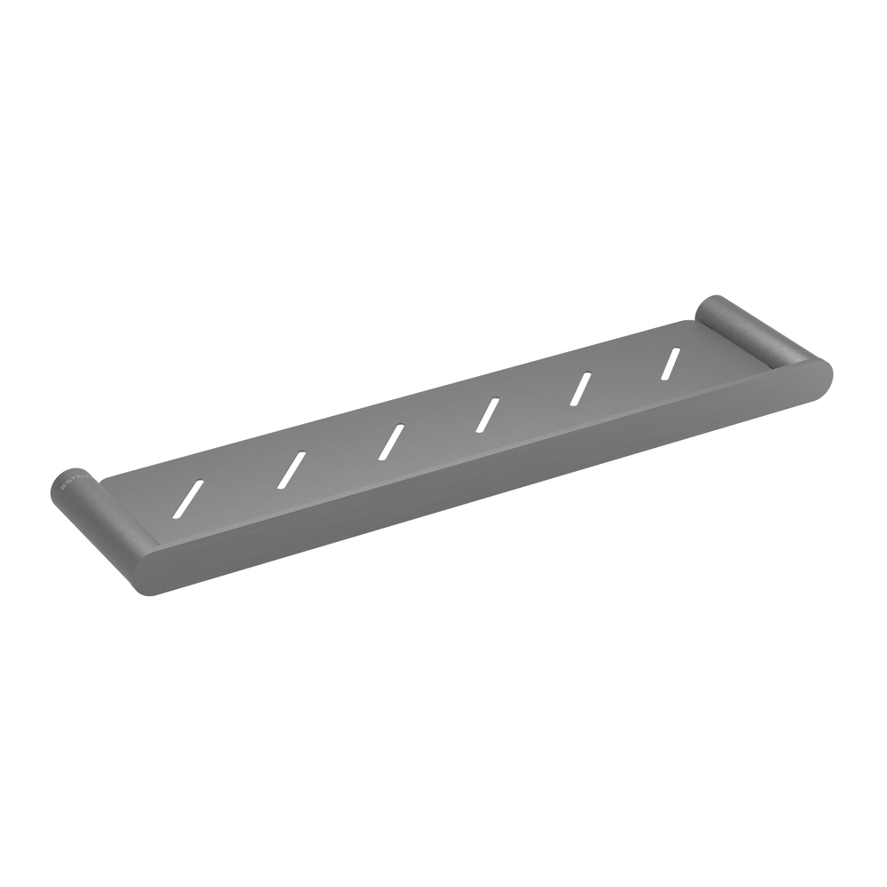 Pinnacles Shower Shelf 500mm Brushed Gun Metal