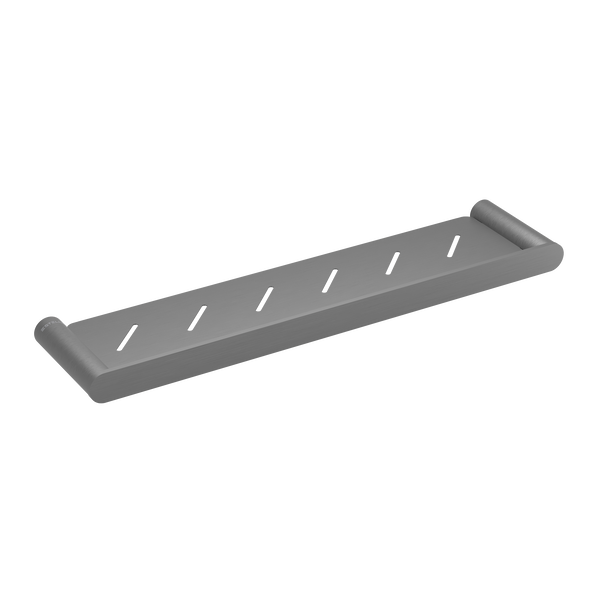Pinnacles Shower Shelf 500mm Brushed Gun Metal