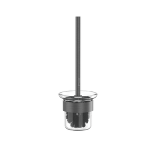 Pinnacles Toilet Brush and Holder Brushed Gun Metal