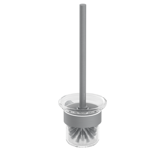 Pinnacles Toilet Brush Holder Brushed Gun Metal
