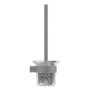 Pinnacles Toilet Brush Holder Brushed Gun Metal