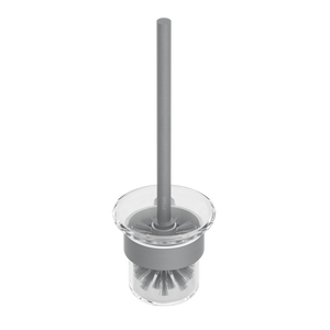 Pinnacles Toilet Brush Holder Brushed Gun Metal