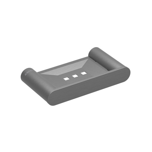 Pinnacles Soap Holder Brushed Gun Metal