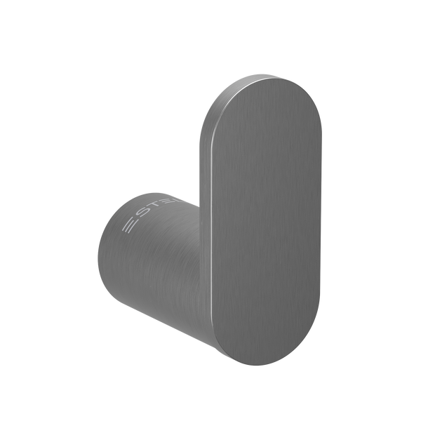 Pinnacles Bathroom Robe Hook Brushed Gun Metal