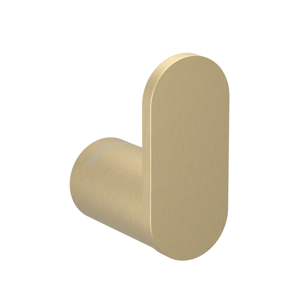 Pinnacles Bathroom Robe Hook Soft Gold Brushed