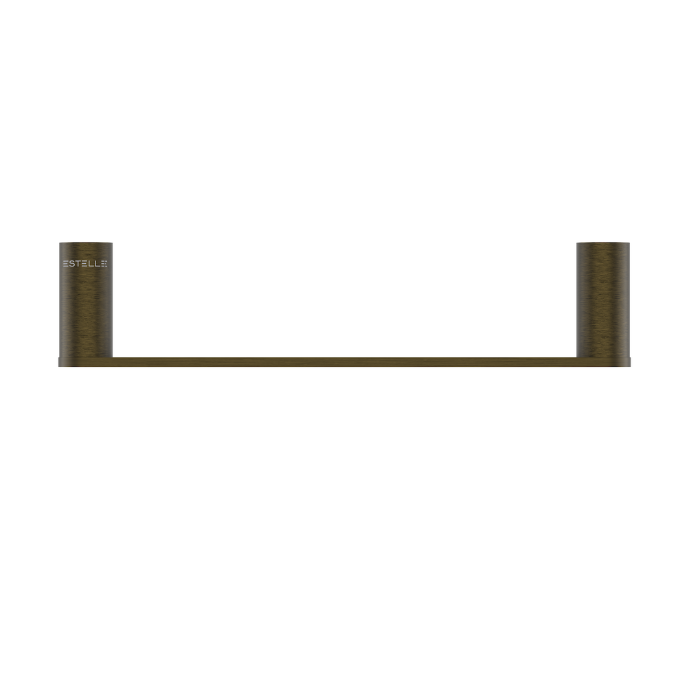 Pinnacles Small Towel Rail Antique Brass
