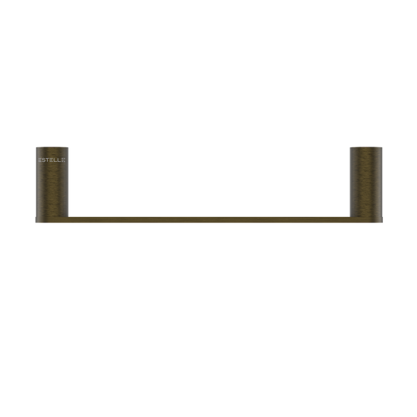 Pinnacles Small Towel Rail Antique Brass