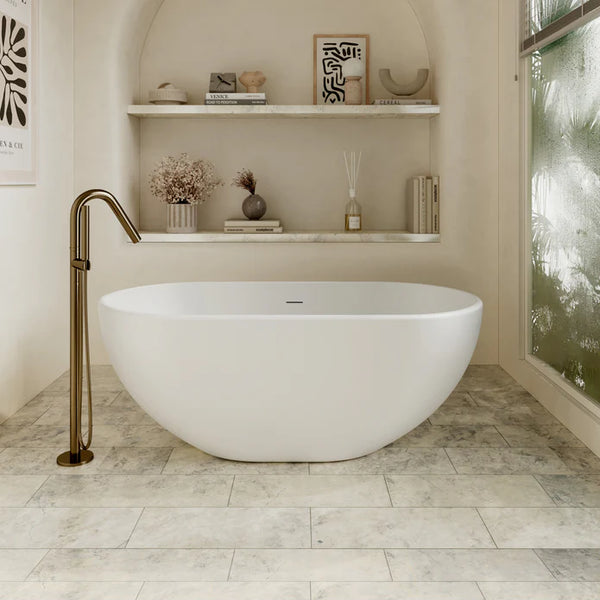 Cassa Egg Shape Bathtub Matte White