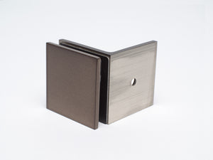 Boutique Range 90 Degree Wall to Glass Bracket - Onyx Bronze
