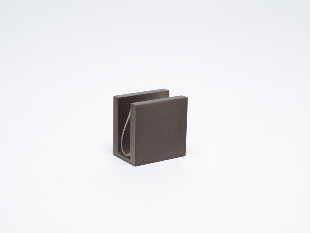 Boutique Range Wall to Glass 90 Degree 10mm Clamp- Onyx Bronze