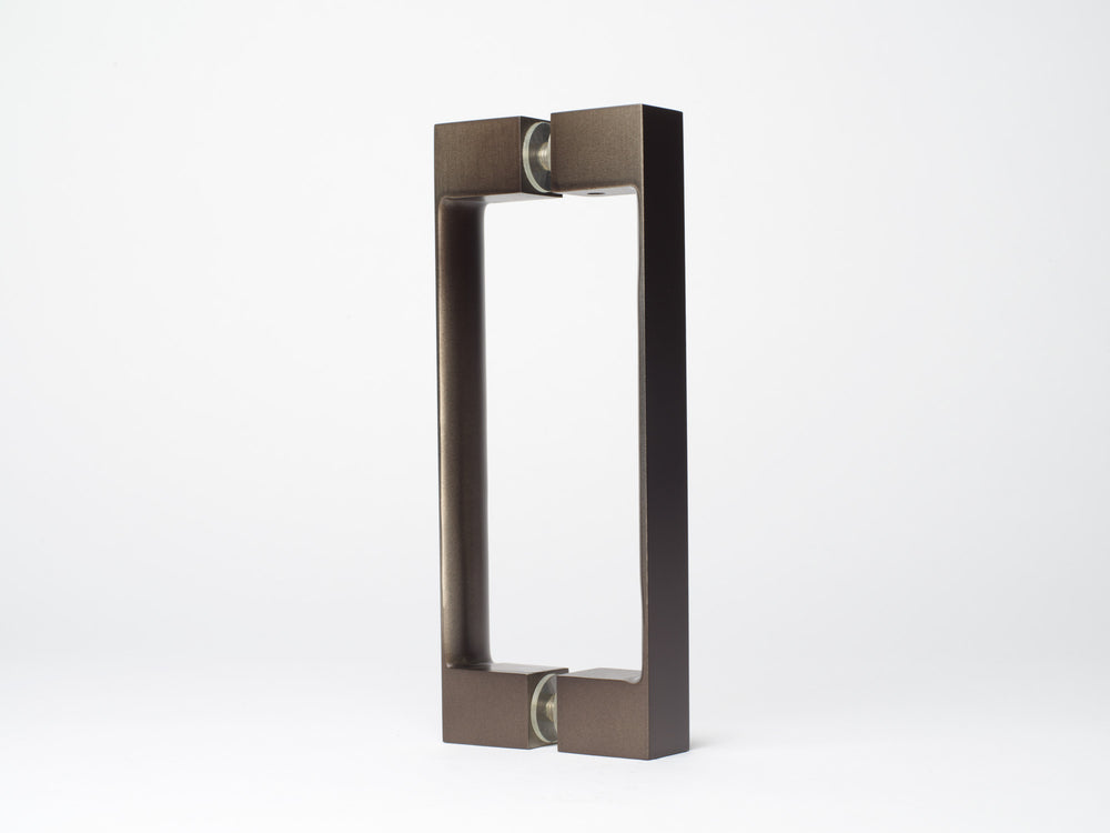 Boutique Range Square Double Pull Shower Handle - Onyx Bronze