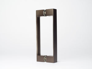 Boutique Range Square Double Pull Shower Handle - Onyx Bronze