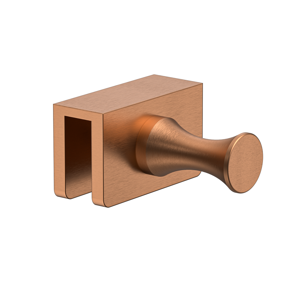 brushed rose gold robe hook
