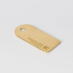 Raw Brushed Brass Colour Sample 