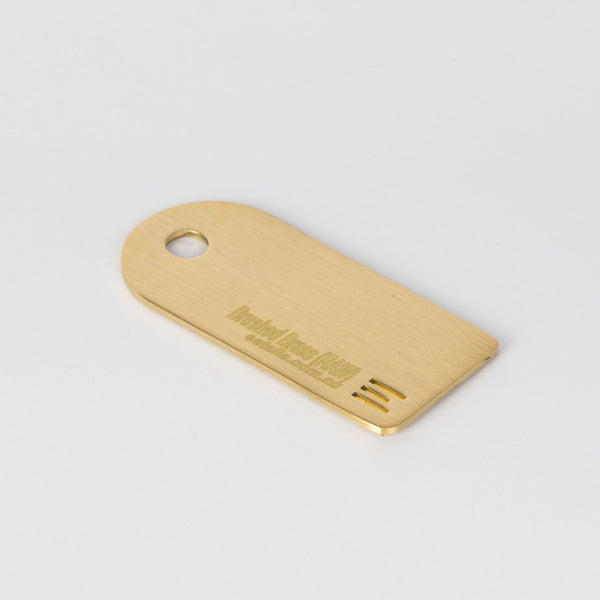 Raw Brushed Brass Colour Sample 