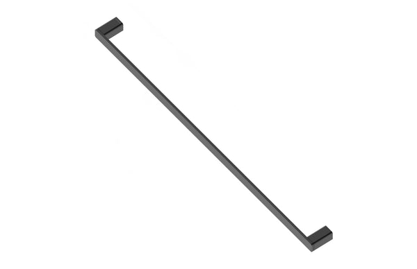 Boston Towel Rail Single 800mm Matte Black