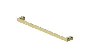 Boston Towel Rail Single 600mm Brushed Brass