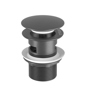 Pinnacles Basin Waste with Overflow Brushed Gun Metal