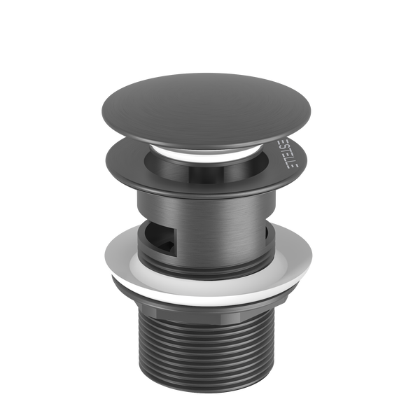 Pinnacles Basin Waste with Overflow Brushed Gun Metal