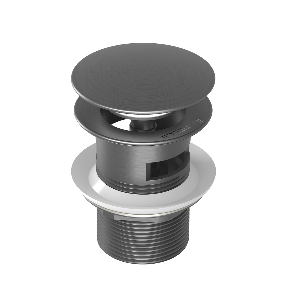 Pinnacles Basin Waste with Overflow Brushed Gun Metal